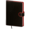 Denný diár 2026 B6 Flip čierno/červený Denný diár 2026 B6 Flip čierno/červený