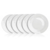 BANQUET Sada plytkých porcelánových tanierov BASIC nedekor. 24 cm biele 6 ks BANQUET Sada plytkých porcelánových tanierov BASIC nedekor. 24 cm biele 6 ks