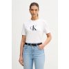 Bavlnené tričko Calvin Klein Jeans LV044E215G biela XS Bavlnené tričko Calvin Klein Jeans LV044E215G biela XS