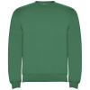 Clasica unisex sveter s výstrihom crewneck - Kelly zelená, XL Clasica unisex sveter s výstrihom crewneck - Kelly zelená, XL