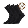 PEPINA 100% bavlnené ponožky Boma Čierna 35-37 3 páry PEPINA 100% bavlnené ponožky Boma Čierna 35-37 3 páry