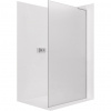 CERANO - Sprchová zástena Walk-in Onyx L-pravá vzpera - 8 mm - chróm, mliečne sklo - 40x200 cm CERANO - Sprchová zástena Walk-in Onyx L-pravá vzpera - 8 mm - chróm, mliečne sklo - 40x200 cm