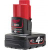 Milwaukee M12 B4 akumulátor Li-ion 12V, 4Ah Milwaukee M12 B4 akumulátor Li-ion 12V, 4Ah