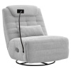 Luxusné otočné relaxačné kreslo, svetlosivá látka, hojdacia funkcia (k411844) Luxusné otočné relaxačné kreslo, svetlosivá látka, hojdacia funkcia (k411844)
