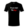 Trust me I´m Mgr. / Ver mi som Magister. - Tričko detské bavlnené - 146 cm/10 rokov ( Čierna ) Trust me I´m Mgr. / Ver mi som Magister. - Tričko detské bavlnené - 146 cm/10 rokov ( Čierna )