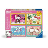 Puzzle pre deti 2D: Hello Kitty sada 4x100el Ravensburger Puzzle pre deti 2D: Hello Kitty sada 4x100el Ravensburger