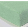 Froté napínacie prestieradlo zelené svetlé s gramáží 210 g/m²- 180x200+30cm Froté napínacie prestieradlo zelené svetlé s gramáží 210 g/m²- 180x200+30cm