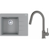 Set Franke G286ŠK (dřez CNG 611-62 TL/2 Šedý kámen + baterie FC 6051.084 LINA Šedý kámen) 114.0759.057 Set Franke G286ŠK (dřez CNG 611-62 TL/2 Šedý kámen + baterie FC 6051.084 LINA Šedý kámen) 114.0759.057