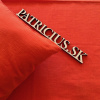 Ľanové obliečky oranžové - Patricius - 40x40 cm, zips Ľanové obliečky oranžové - Patricius - 40x40 cm, zips