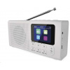 Rádio EMOS P-600W /E0091/ bílé, DAB+/FM, 3 W, Bluetooth, USB vstup Rádio EMOS P-600W /E0091/ bílé, DAB+/FM, 3 W, Bluetooth, USB vstup