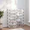 zahrada-XL Stojan na topánky priehľadný 94,5x36,5x106 cm PP 340564 zahrada-XL Stojan na topánky priehľadný 94,5x36,5x106 cm PP 340564