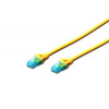 Digitus Ecoline Patch Cable, UTP, CAT 5e, AWG 26/7, žlutý 2m DK-1512-020/Y Digitus Ecoline Patch Cable, UTP, CAT 5e, AWG 26/7, žlutý 2m DK-1512-020/Y