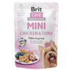 Krmivo pre psa vrecúško Brit Care Mini Chicken Tuna kuracie mäso + tuniak 85g Krmivo pre psa vrecúško Brit Care Mini Chicken Tuna kuracie mäso + tuniak 85g