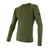 Pánske tričko dl.rukáv SENSOR MERINO ACTIVE safari green XL Pánske tričko dl.rukáv SENSOR MERINO ACTIVE safari green XL