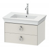DURAVIT White Tulip závesná skrinka pod umývadlo, 2 zásuvky, 684 x 458 x 410 mm, nordická biela matná, WT435103939 DURAVIT White Tulip závesná skrinka pod umývadlo, 2 zásuvky, 684 x 458 x 410 mm, nordická biela matná, WT435103939
