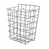 Sanela Drôtené koše Drôtený kôš, 360x290x180 mm, oceľ/čierna SLZN 40V Sanela Drôtené koše Drôtený kôš, 360x290x180 mm, oceľ/čierna SLZN 40V