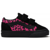 VANS Old Skool V LEOPARD PINK/BLACK - 18 VANS Old Skool V LEOPARD PINK/BLACK - 18