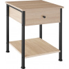TecTake Nočný stolík Bradford 40 × 40 × 55,5 cm – Industrial svetlé drevo, dub Sonoma TecTake Nočný stolík Bradford 40 × 40 × 55,5 cm – Industrial svetlé drevo, dub Sonoma