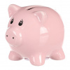 Autronic Prasiatko - keramická pokladnička, farba ružová ALA3541 Autronic Prasiatko - keramická pokladnička, farba ružová ALA3541