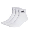 adidas Thin and Light 3pk Ankle Socks Ladies White/Black 6.5 - 8 adidas Thin and Light 3pk Ankle Socks Ladies White/Black 6.5 - 8