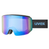 Uvex Lace Attract FM - S5506652330/Black Matt/Mirror Blue one size Uvex Lace Attract FM - S5506652330/Black Matt/Mirror Blue one size