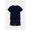 Detské bavlnené pyžamo Polo Ralph Lauren 8P0250 tmavomodrá 104-110 Detské bavlnené pyžamo Polo Ralph Lauren 8P0250 tmavomodrá 104-110