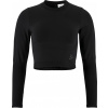 Dámský top CRAFT ADV Tone Seamless Cropped LS - černá Velikost: M-L Dámský top CRAFT ADV Tone Seamless Cropped LS - černá Velikost: M-L