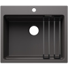 Kuchyňský dřez Blanco Etagon 6 Šedá skála, bez příslušenství, s pojezdy 527750 Kuchyňský dřez Blanco Etagon 6 Šedá skála, bez příslušenství, s pojezdy 527750