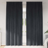 zahrada-XL Zatemňovacie závesy 2 pcs Tmavo šedá 140 x 245 cm Zamat 4107231 zahrada-XL Zatemňovacie závesy 2 pcs Tmavo šedá 140 x 245 cm Zamat 4107231