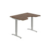 Hobis Pracovný stôl Motion Ergo, ZO, 2S, 120x70,5-120,5x90 cm, orech/sivá Hobis Pracovný stôl Motion Ergo, ZO, 2S, 120x70,5-120,5x90 cm, orech/sivá