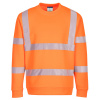 Portwest EC13 Eco Hi-Vis Reflexná mikina oranžová M Portwest EC13 Eco Hi-Vis Reflexná mikina oranžová M