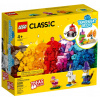 Kocky LEGO Classic Kreatívne priehľadné 500 prvkov Kocky LEGO Classic Kreatívne priehľadné 500 prvkov