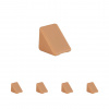 Walteco Spojovací uholník 35x35x25mm, plast, béžový Množstvo: 5 ks , 92634BP1 Walteco Spojovací uholník 35x35x25mm, plast, béžový Množstvo: 5 ks , 92634BP1