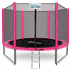 INLEA PREMIUM Jump Trampolína 305 cm s vonkajšou ochrannou sieťou - ružová INLEA PREMIUM Jump Trampolína 305 cm s vonkajšou ochrannou sieťou - ružová