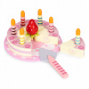 Eco Toys Sada drevených tort na suchý zips ovocné sviečky pre deti 16 prvkov Eco Toys Sada drevených tort na suchý zips ovocné sviečky pre deti 16 prvkov