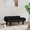 VidaXL Pelech pre psa, čierny, 70x40x24 cm, zamatový VidaXL Pelech pre psa, čierny, 70x40x24 cm, zamatový