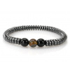 CITY STORM Pánsky náramok z polodrahokamu Hematit a Tigrie oko + darčeková krabička zadarmo CITY STORM Pánsky náramok z polodrahokamu Hematit a Tigrie oko + darčeková krabička zadarmo