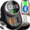 Automobilový FM Transmitér Renew Force Bluetooth 5.0 s USB nabíjačkou 30W Automobilový FM Transmitér Renew Force Bluetooth 5.0 s USB nabíjačkou 30W