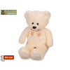 Mikro Trading Plyšový medveď 80 cm s mašľou 0 m+ Plush Friends béžový Mikro Trading Plyšový medveď 80 cm s mašľou 0 m+ Plush Friends béžový