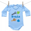 Boodyy Modré body s dlhým rukávom Malý rybár 80 (9-12 mesiacov) Boodyy Modré body s dlhým rukávom Malý rybár 80 (9-12 mesiacov)