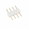 LED konektor pre pásik, 4-pinový, obojstranný, RGB, 4-pinový LED konektor pre pásik, 4-pinový, obojstranný, RGB, 4-pinový