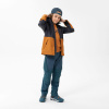 QUECHUA Detská nepremokavá turistická bunda MH500 7-15 r. sivo-okrová 8-9 r (131-140 cm) QUECHUA Detská nepremokavá turistická bunda MH500 7-15 r. sivo-okrová 8-9 r (131-140 cm)