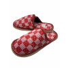 dámske červené domácí šľapky 03 dámske červené domácí šľapky 03