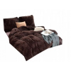 Posteľné obliečky - Cotton World 220 cm x 200 posteľná súprava (Posteľná bielizeň 160x200 mäkko nadýchané hnedé chlpaté) Posteľné obliečky - Cotton World 220 cm x 200 posteľná súprava (Posteľná bielizeň 160x200 mäkko nadýchané hnedé chlpaté)