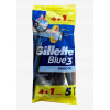 Jednorazové holiace strojčeky Gillette Blue 3 5 ks Jednorazové holiace strojčeky Gillette Blue 3 5 ks