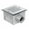 Podlahová výpusť – nerez štvorcová, jemná mriežka, pre fólie Podlahová výpusť – nerez štvorcová, jemná mriežka, pre fólie