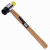 Kraft-Dele Gumené plastové kladivo 30 mm s drevenou rukoväťou KD903 Kraft-Dele Gumené plastové kladivo 30 mm s drevenou rukoväťou KD903