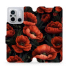 Flipové pouzdro Mobiwear - Xiaomi Redmi 12C - VP45S Temné červené květy (Knížkové flip pouzdro, obal, kryt na mobil Xiaomi Redmi 12C - VP45S Temné červené květy, materiál Umělá kůže + TPU - ochrana 36 Flipové pouzdro Mobiwear - Xiaomi Redmi 12C - VP45S Temné červené květy (Knížkové flip pouzdro, obal, kryt na mobil Xiaomi Redmi 12C - VP45S Temné červené květy, materiál Umělá kůže + TPU - ochrana 36
