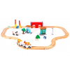 Aga4Kids Drevená vláčikodráha DS5647 33 dielov Aga4Kids Drevená vláčikodráha DS5647 33 dielov
