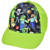 Šiltovka Minecraft zelená Šiltovka Minecraft zelená